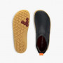 Vivobarefoot Fulham Leather Kids Obsidian