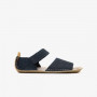 Vivobarefoot Ababa Leather SandalsKids Navy